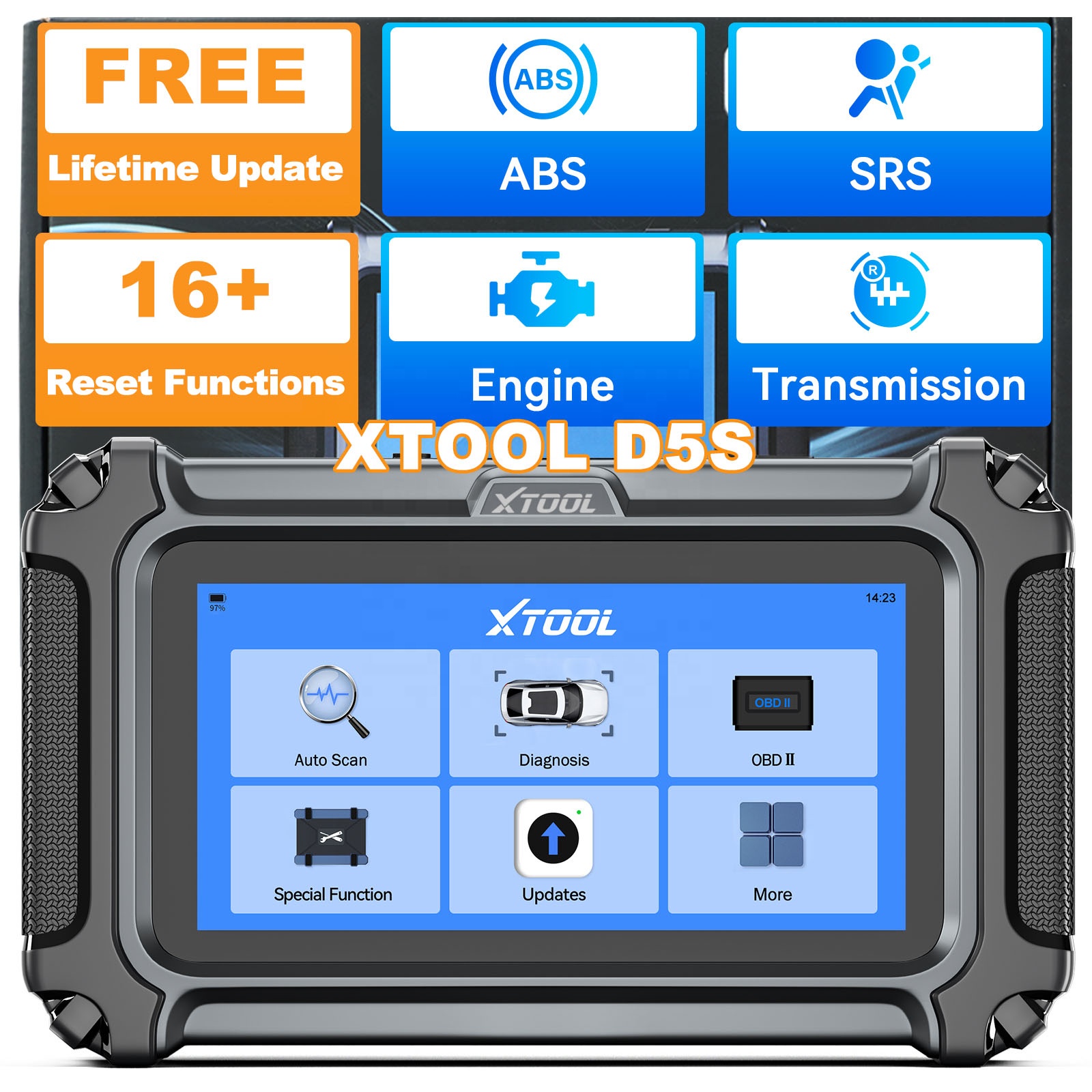 For D5S Obd2 Scanner 12V Lifet - Car Diagnostic Tool 评论和价格