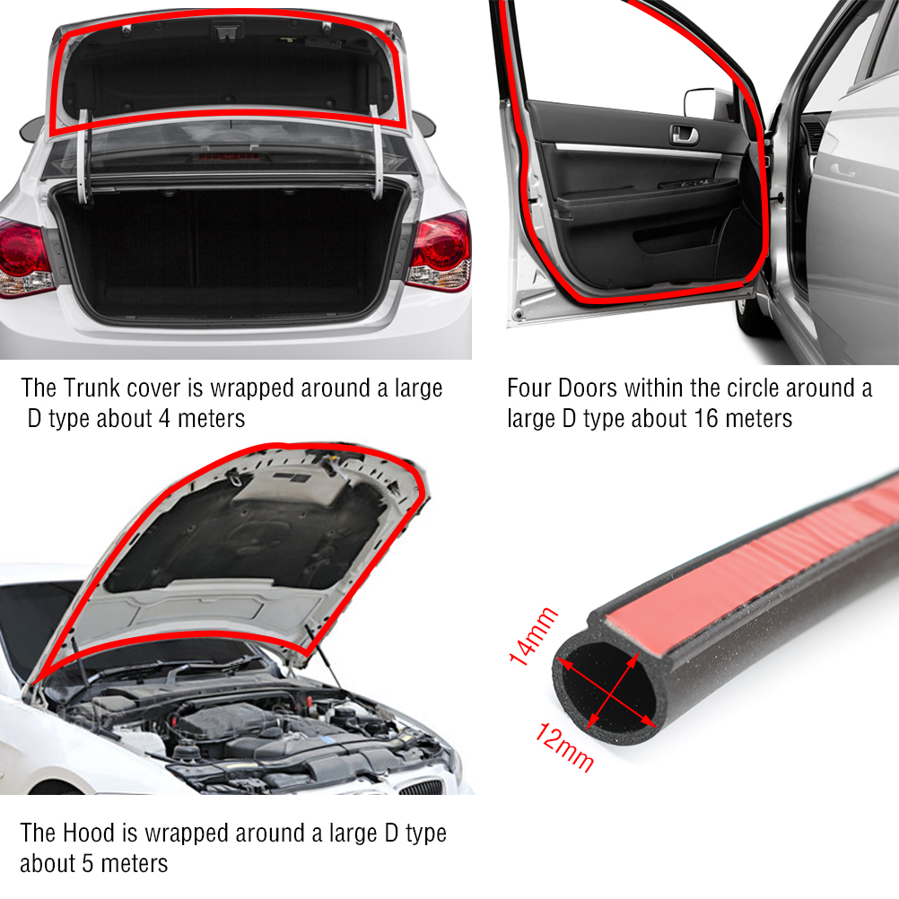 4m DType Rubber Car Body Seal  - Auto Body Filler 评论和价格