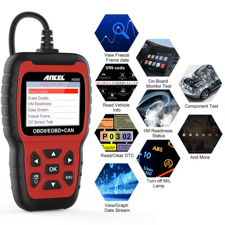 All OBDII functions Multi-lang - Car Diagnostic Tool 评论和价格