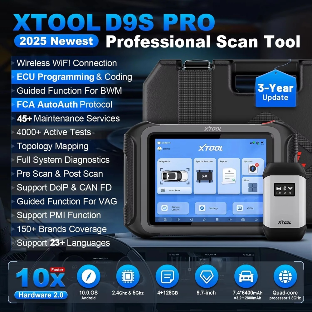 USA Warehouse XTOOL D9S Pro Ca - Car Diagnostic Tool 评论和价格