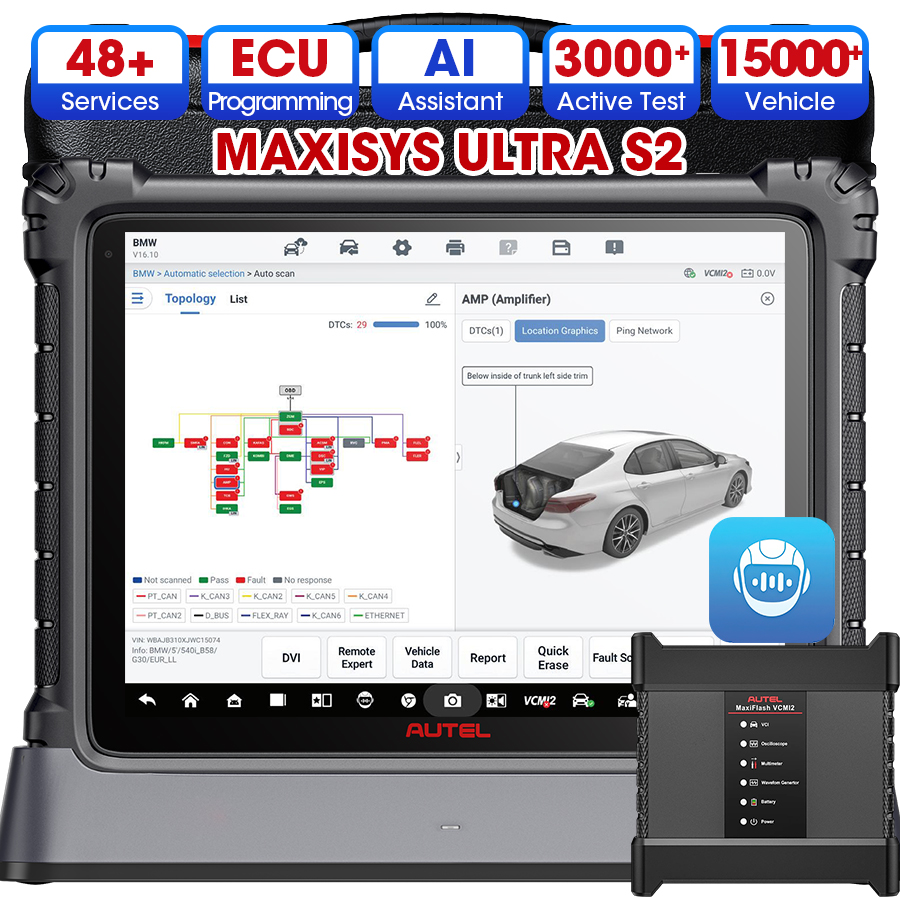 Autel Ultra S2 AI Assistant La - Car Diagnostic Tool 评论和价格